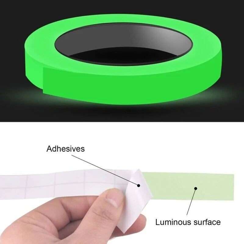 2PC Glow in the Dark Self Adhesive Tape