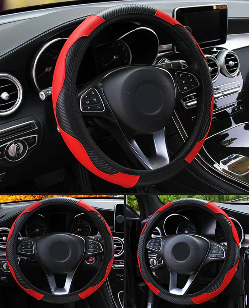 Car Steering Wheel Cover Anti-Slip for 15"/38Cm 