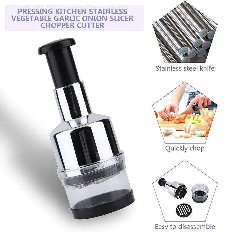  Hand Chopper with Cutter Slicer Peeler Dicer