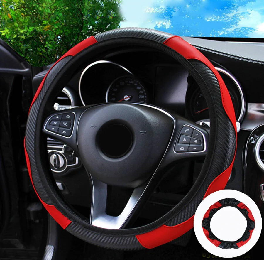 Car Steering Wheel Cover Anti-Slip for 15"/38Cm 