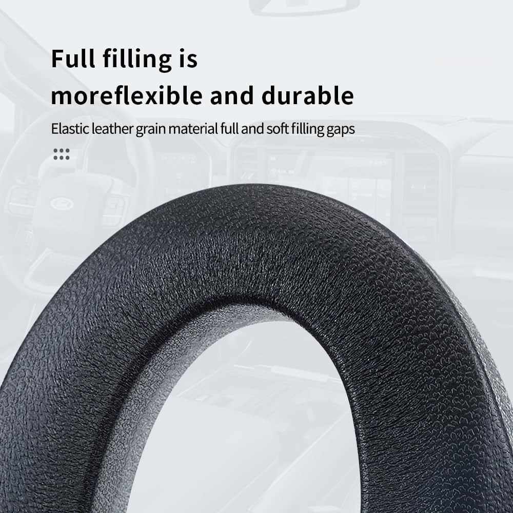 2PCS Car Seat Gap Filler,Flexible Seat Gap Organizer between Seats for Tightly Filling Seat Gaps,Universal Car Side Seat Gap Filler Interior Car Accessories for Women & Men (Black)