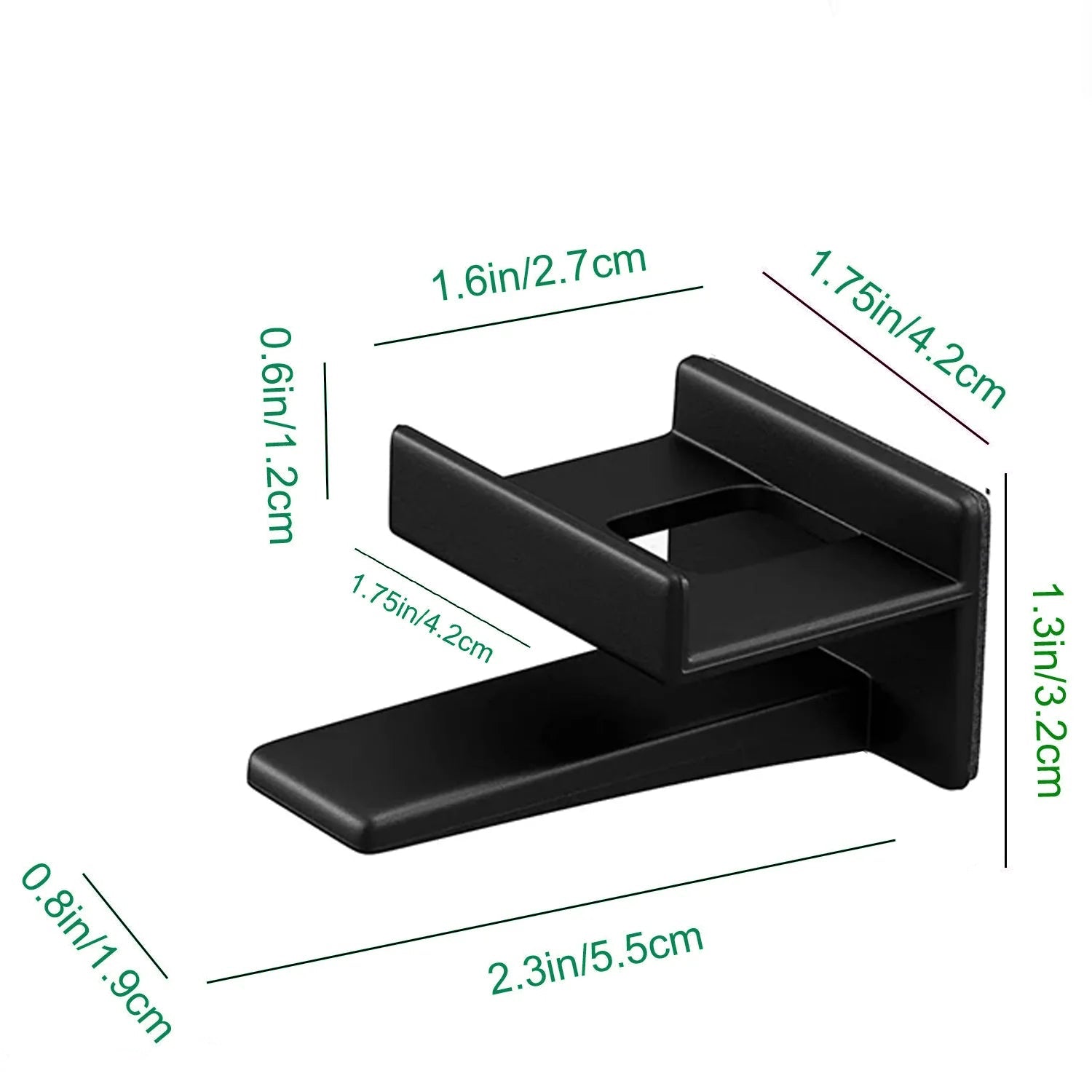 Adhesive Baseball Cap Rack – 12 Hook Organizer