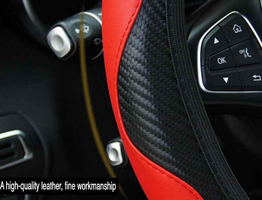 Car Steering Wheel Cover Anti-Slip for 15"/38Cm 