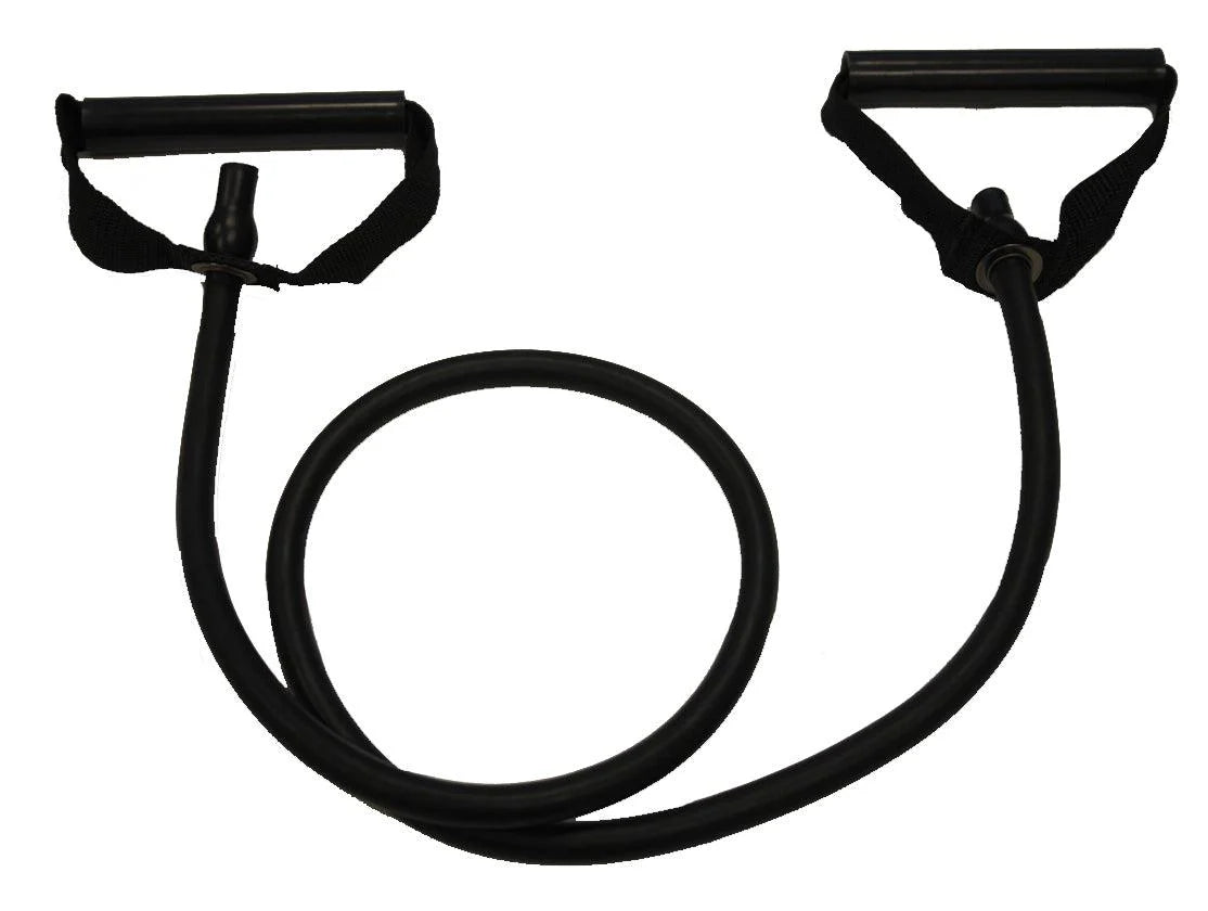 Workout Resistance Exercise Tubes with Plastic Handles