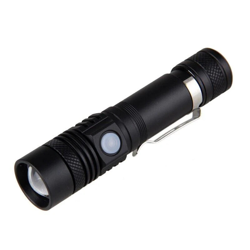 Super Bright LED Flashlight with Rechargeable Battery