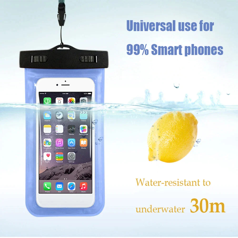 3 Pack Waterproof Cell Phone Pouch 