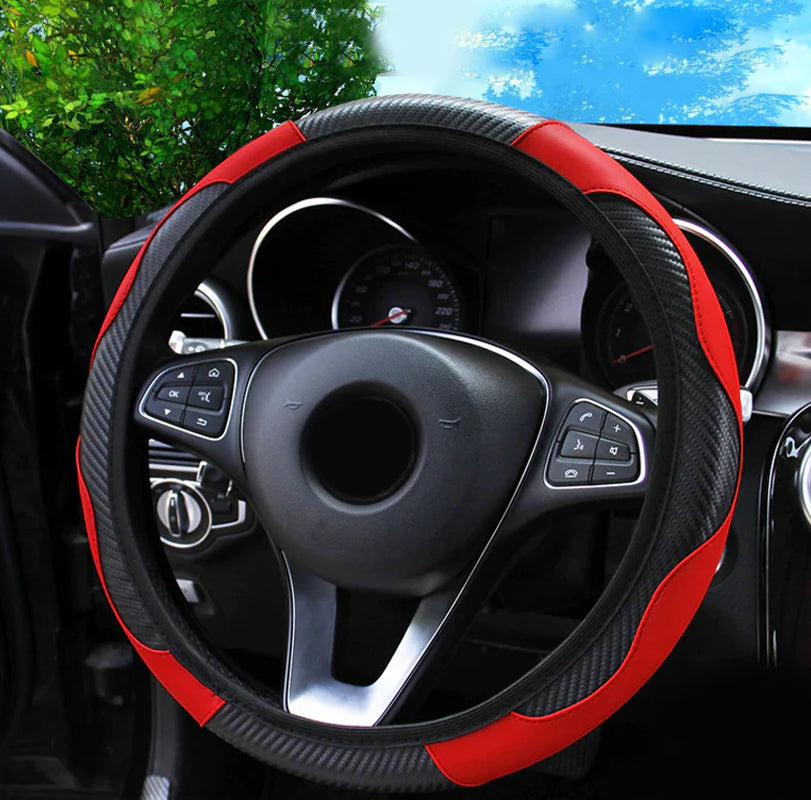 Car Steering Wheel Cover Anti-Slip for 15"/38Cm 