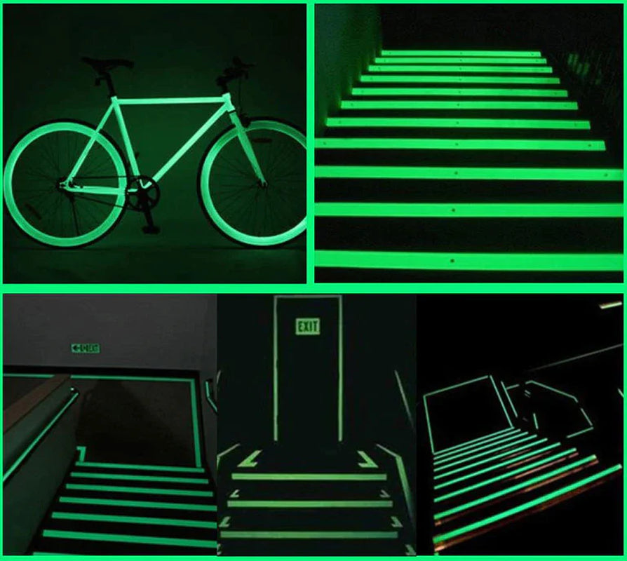 2PC Glow in the Dark Self Adhesive Tape