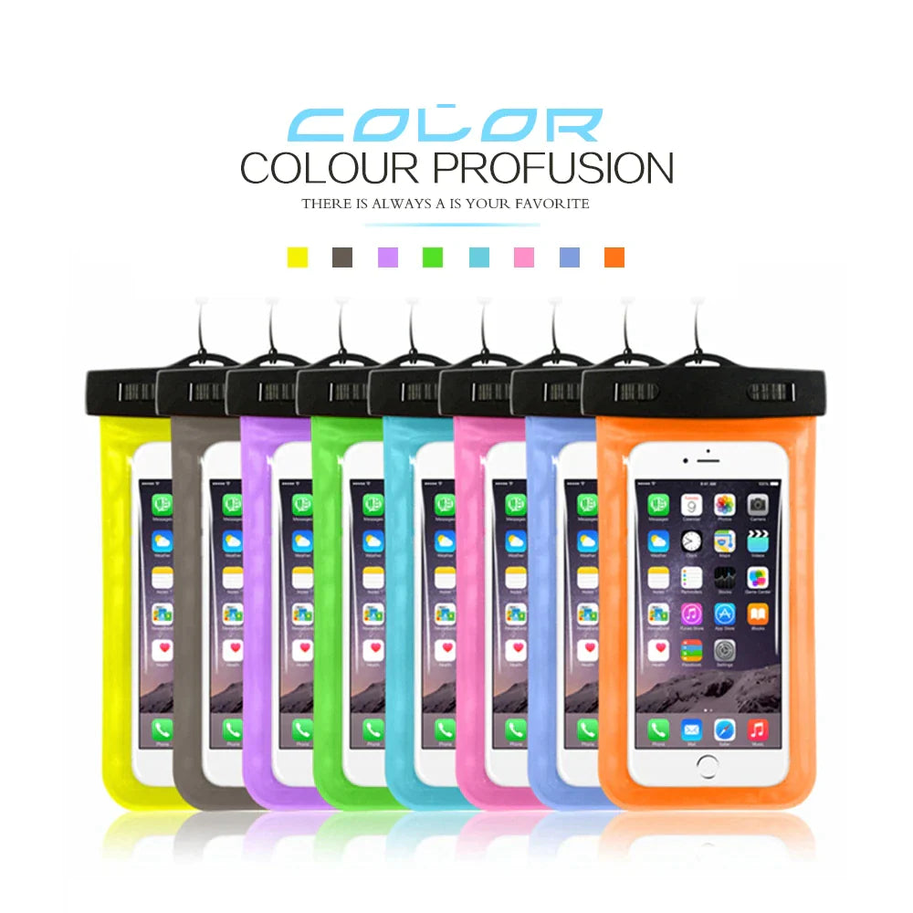 3 Pack Waterproof Cell Phone Pouch 