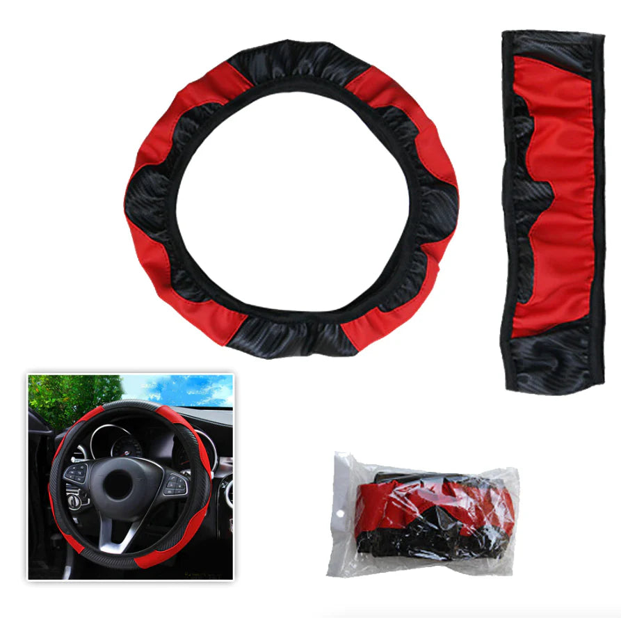 Car Steering Wheel Cover Anti-Slip for 15"/38Cm 