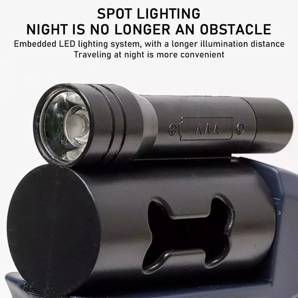 Dual Retractable Reflective Double Dog Walking Leash